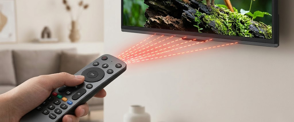 Illustration du signal infrarouge