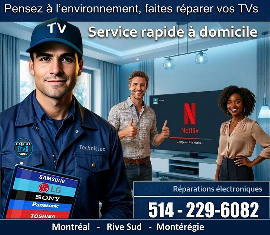 Expert TV Video - Service rapide � domicile